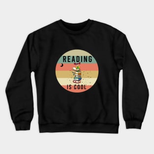 Reading is cool Crewneck Sweatshirt